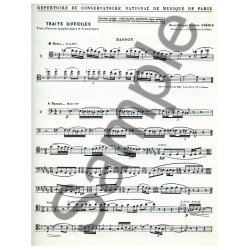 Various Composers: Traits difficiles (Bassoon solo)