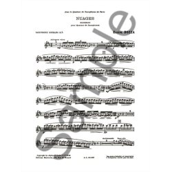 Eug&egrave;ne Bozza: Nuages, Scherzo (Saxophones 4)