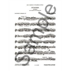 Eug&egrave;ne Bozza: Nuages, Scherzo (Saxophones 4)