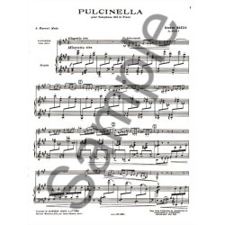 Eug&egrave;ne Bozza: Pulcinella Op.53 No.1 (Alto Saxophone/Piano)