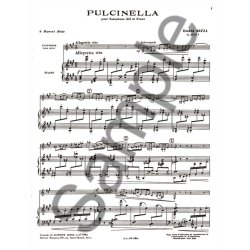 Eug&egrave;ne Bozza: Pulcinella Op.53 No.1 (Alto Saxophone/Piano)