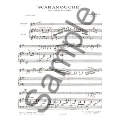 Eug&egrave;ne Bozza: Scaramouche Op.53, No.2 (Saxophone-Alto & Piano)