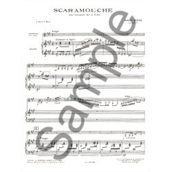 Eug&egrave;ne Bozza: Scaramouche Op.53, No.2 (Saxophone-Alto & Piano)