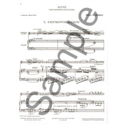 Paul Bonneau: Suite For Alto Saxophone And Piano