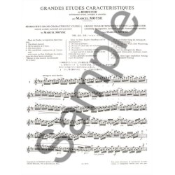 Marcel Mo&yuml;se: Grandes Etudes caract&eacute;ristiques de Berbiguier (Flute solo)