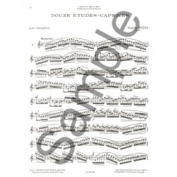 Eugene Bozza: 12 Etudes-Caprices