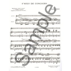Charles Colin: Solo de Concours No.1, Op.33 (Oboe & Piano)