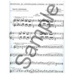 Various Composers: Traits difficiles Vol.1 (Horn solo)