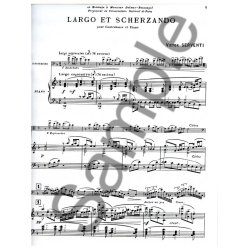 Victor Serventi: Largo et Scherzando (Double Bass & Piano)