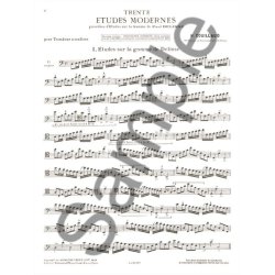 Henri Couillaud: 30 Etudes modernes (Trombone solo)