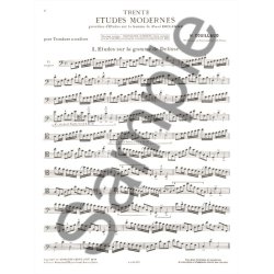 Henri Couillaud: 30 Etudes modernes (Trombone solo)