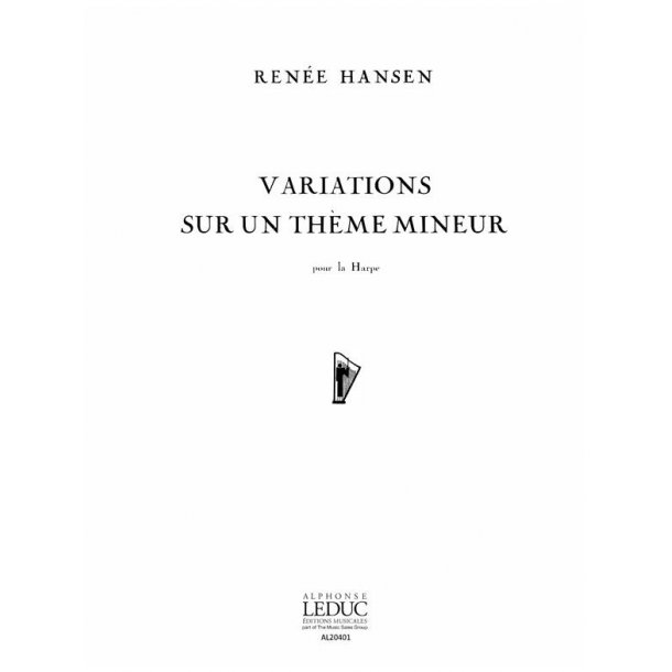 R. Hansen: Variations sur un Th&egrave;me mineur (Harp solo)
