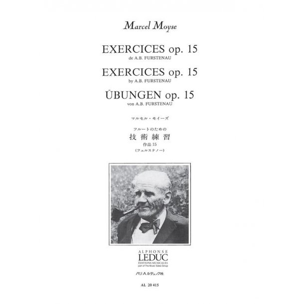 Marcel Mo&yuml;se: Exercices de F&uuml;rstenau Op.15 (Flute solo)