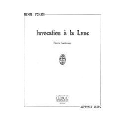 Henri Tomasi: Invocation &agrave; la Lune (low) (Voice & Piano)