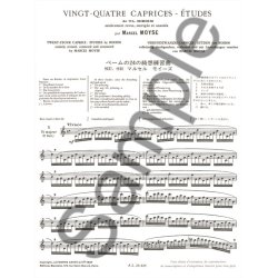 Marcel Mo&yuml;se: 24 Caprices-Etudes de Boehm Op.26 (Flute solo)
