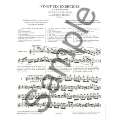 Marcel Mo&yuml;se: 26 Exercices de F&uuml;rstenau Op.107, Vol.1 (Flute solo)