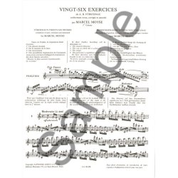 Marcel Mo&yuml;se: 26 Exercices de F&uuml;rstenau Op.107, Vol.1 (Flute solo)