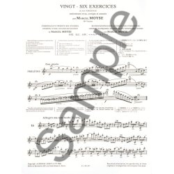 Marcel Mo&yuml;se: 26 Exercices de F&uuml;rstenau Op.107, Vol.2 (Flute solo)