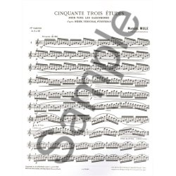 Marcel Mule: 53 Etudes For All Saxophones - Volume 1