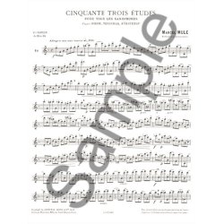 Marcel Mule: 53 Etudes Vol.2, d'apr&egrave;s Boehm, Terschak et F&uuml;rstenau (Saxophone solo)
