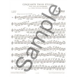 Marcel Mule: 53 Etudes Vol.2, d'apr&egrave;s Boehm, Terschak et F&uuml;rstenau (Saxophone solo)