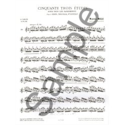 Marcel Mule: 53 Etudes Vol.3, d'apr&egrave;s Boehm, Terschak et F&uuml;rstenau (Saxophone solo)