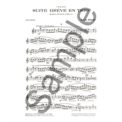 Eug&egrave;ne Bozza: Suite br&egrave;ve en Trio (Trio - Woodwind)