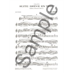 Eug&egrave;ne Bozza: Suite br&egrave;ve en Trio (Trio - Woodwind)