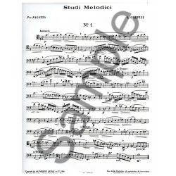 Alberto Orefici: Studi melodici (Bassoon solo)