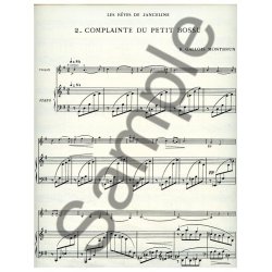 Raymond Gallois-Montbrun: Complainte du petit Bossu (Violin & Piano)