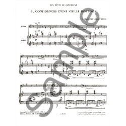 Raymond Gallois-Montbrun: Confidence d'une vieille Horloge (Violin & Piano)