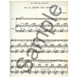 Raymond Gallois-Montbrun: Le Jardin des Ombres (Violin & Piano)