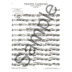 Ernesto Cavallini: 30 Caprices Vol.2 (Clarinet solo)