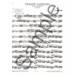 Ernesto Cavallini: 30 Caprices Vol.2 (Clarinet solo)
