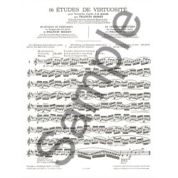 Francis Bodet: 16 Etudes de Virtuosit&eacute; d'apr&egrave;s Bach (Trumpet solo)