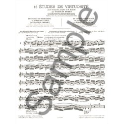 Francis Bodet: 16 Etudes de Virtuosit&eacute; d'apr&egrave;s Bach (Trumpet solo)