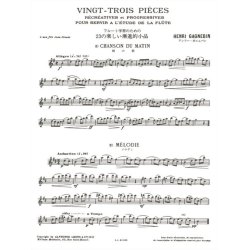 Henri Gagnebin: 23 Pi&egrave;ces R&eacute;cr&eacute;atives Et Progressives