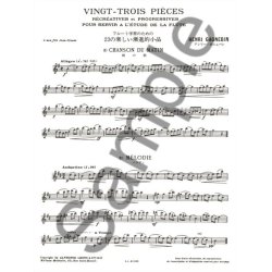 Henri Gagnebin: 23 Pi&egrave;ces R&eacute;cr&eacute;atives Et Progressives