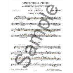 Henri Gagnebin: 23 Pi&egrave;ces R&eacute;cr&eacute;atives Et Progressives