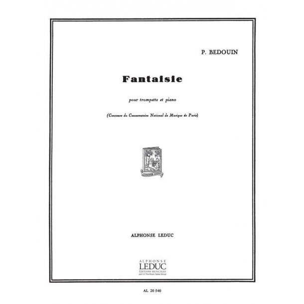 Paul B&eacute;douin: Fantaisie (C trpt) (Trumpet & Piano)