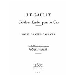Gallay Thevet 12 Grands Caprices Op 32 Horn Book