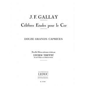 Gallay Thevet 12 Grands Caprices Op 32 Horn Book