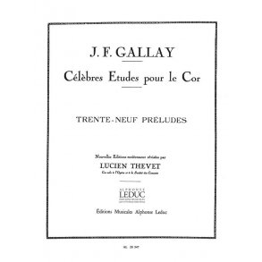 Jacques François Gallay: 39 Préludes mesurés et non mesurés Op.27 (Horn solo)