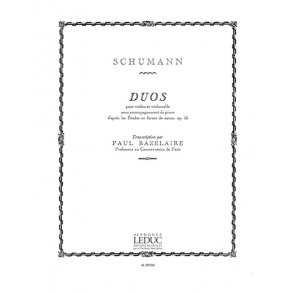 Robert Alexander Schumann: Duos d'après les Etudes en Forme de Canon (Trio - Piano)