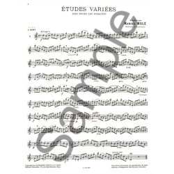 Marcel Mule: Etudes Variees