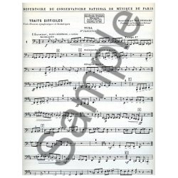 Various Composers: Traits difficiles Vol.1 (Tuba solo)