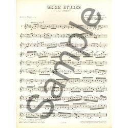 Franz Wilhelm Ferling: 16 Etudes (Clarinet solo)