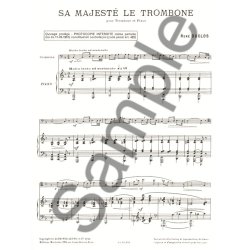 Ren&eacute; Duclos: Sa Majest&eacute; le Trombone (Trombone & Piano)