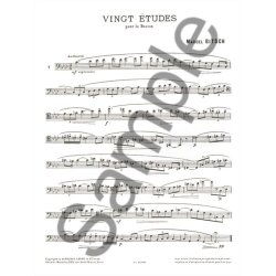Marcel Bitsch: Vingt Etudes (Bassoon)