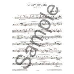 Marcel Bitsch: Vingt Etudes (Bassoon)